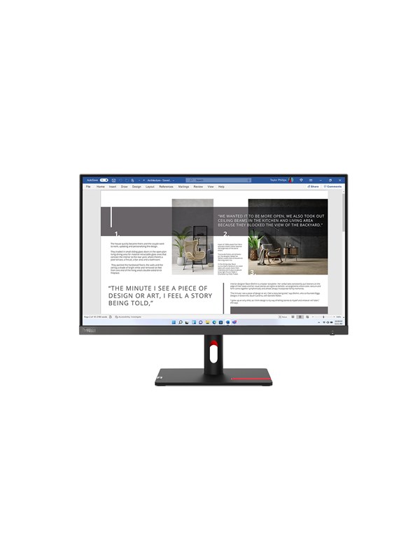 27" Lenovo ThinkVision S27i-30 - 1920x1080 (FHD) - 100Hz - IPS billede