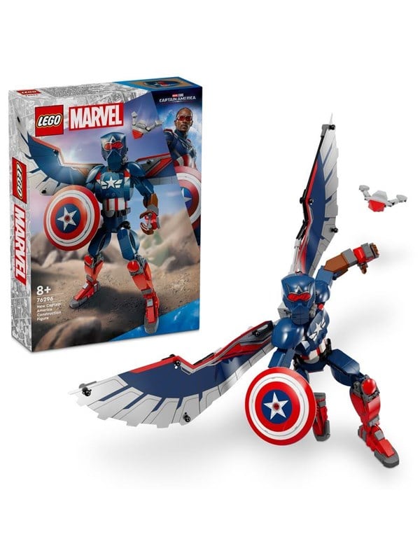 LEGO Super Heroes 76296 Byg selv-figur af den nye Captain America