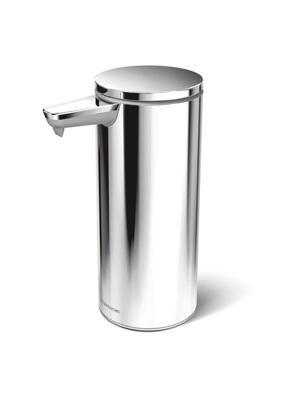 Simplehuman 266 ml genopladelig sensorpumpe, poleret