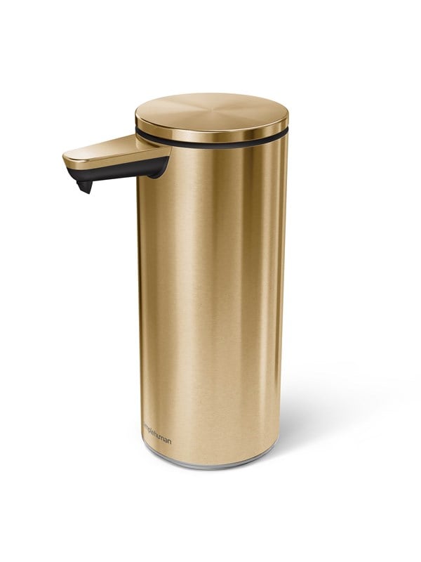 Simplehuman 266 ml genopladelig sensorpumpe, messing