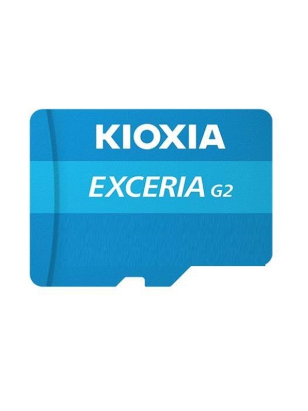 KIOXIA EXCERIA G2 - Flashhukommelseskort - 128 GB - A1 / Video Class V30 / UHS-I U3 / Class10 - microSDXC UHS-I U3