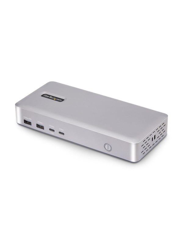 StarTech.com USB4 Docking Station, USB-C 40Gbps, Dual Video HDMI, Up to 2x 4K 60Hz 4:4:4 (RGB) or 2x 4K 120Hz 4:2:2, Multi-Monitor Dock, 6x USB,
