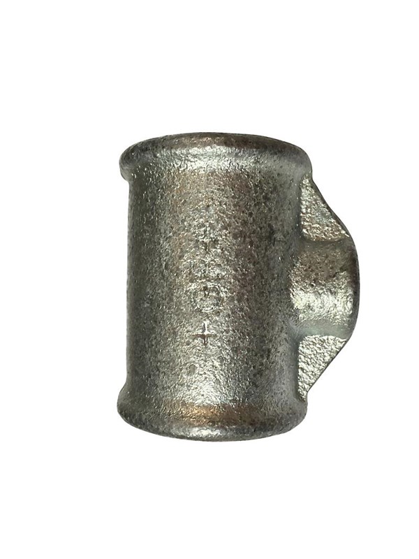 Galvaniseret tee 2 1/2" x 1" x 2 1/2"