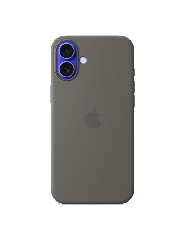 Apple iPhone 16 Plus Silicone Case with MagSafe - Stone Gray