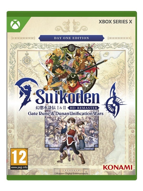 Suikoden I + II HD Remaster: Gate Rune and Dunan Unification Wars (Day One Edition) - Microsoft Xbox Series X - RPG