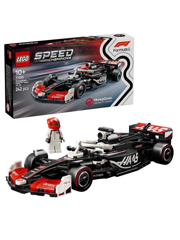 LEGO Speed Champions 77250 MoneyGram Haas F1® Team VF-24-racerbil