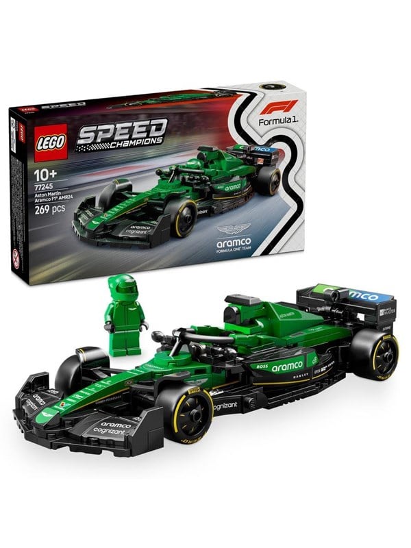 LEGO Speed Champions 77245 Aston Martin Aramco F1® AMR24-racerbil