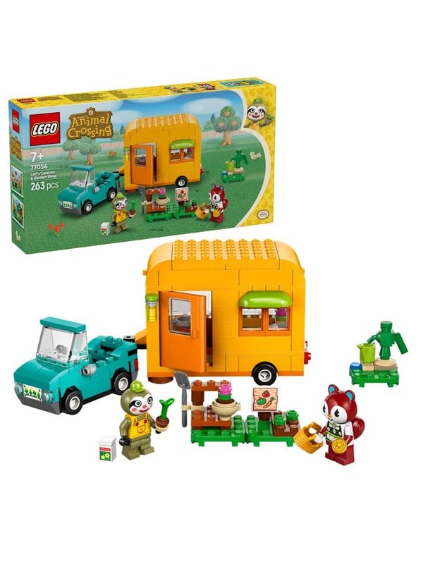 LEGO ® Animal Crossing - Leif med Campingvog... 77054 - 263 Dele