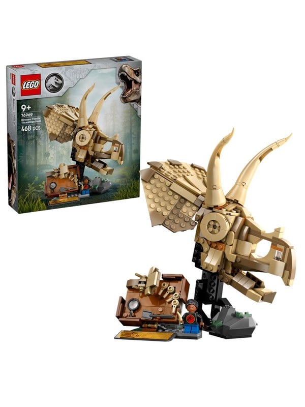 LEGO 76969 Jurassic World Dinosaur Fossils: Triceratops Skull - GEEKD.dk