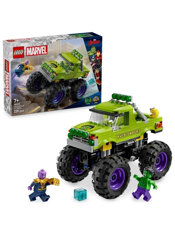 LEGO 76312 Marvel Super Heroes Marvel Hulk Truck vs. Thanos - GEEKD.dk