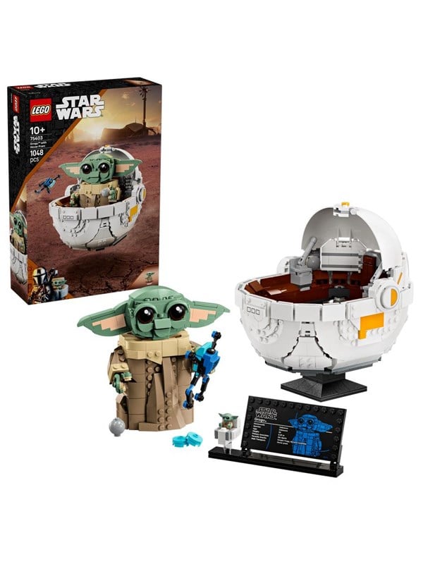 LEGO 75403 Star Wars Grogu in his repulsor cradle - GEEKD.dk