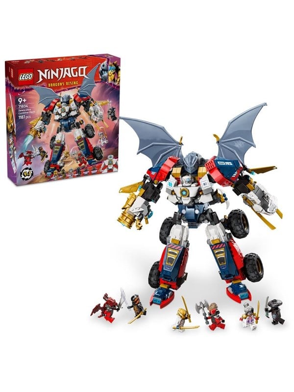 LEGO ® Ninjago - Zanes Ultrakombirobot 71834 - 4-i-1 - 1187 Dele