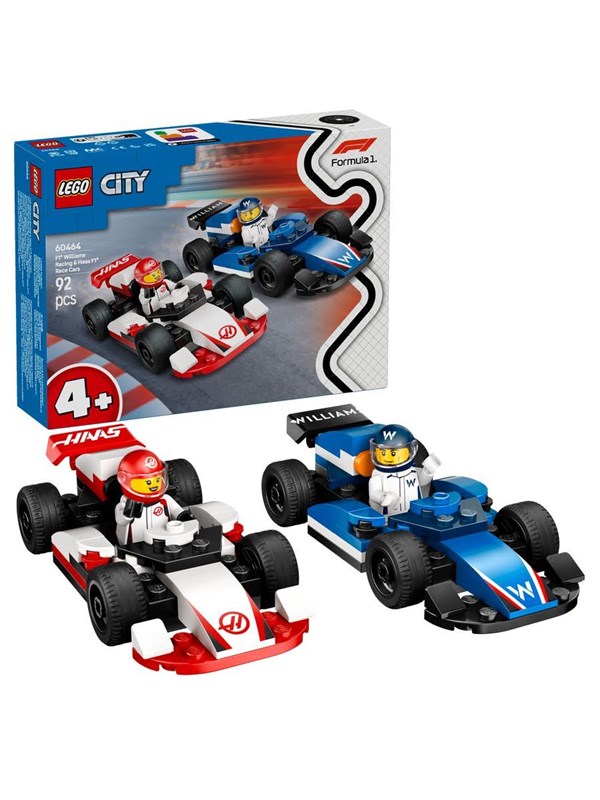LEGO City 60464 F1® Williams Racing og Haas F1®-racerbiler