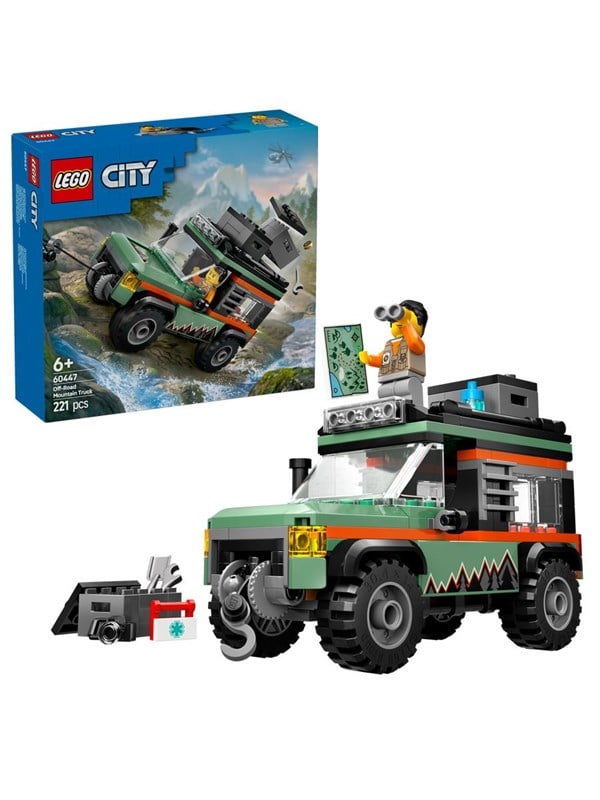 LEGO City 60447 Firhjulstrukket bjerg-offroader LEGO City 60447 Firhjulstrukket bjerg-offroader
