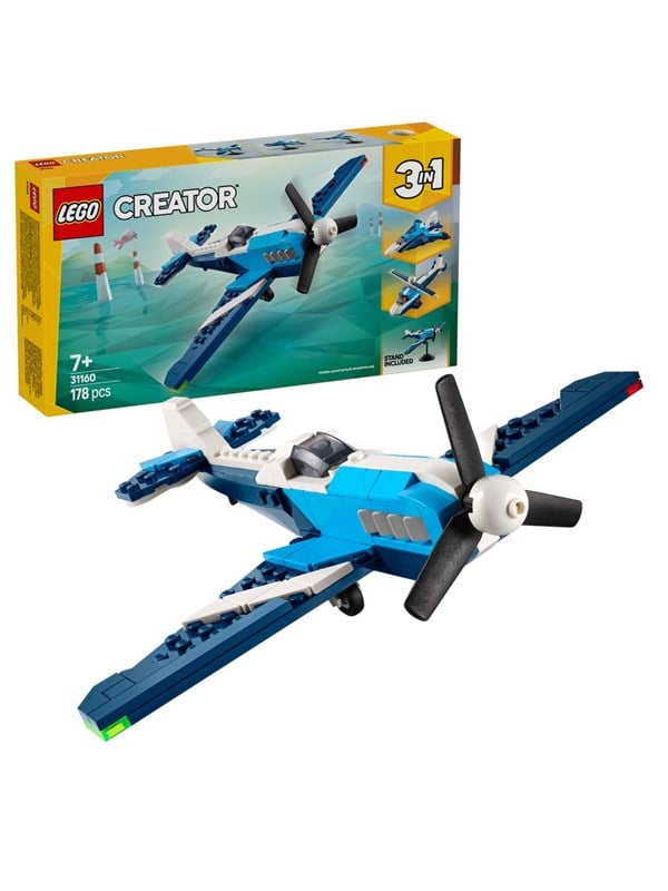 LEGO ® Creator - Luftfarttøjer: Racerfly 31160 - 3-i-1 - 178 Dele