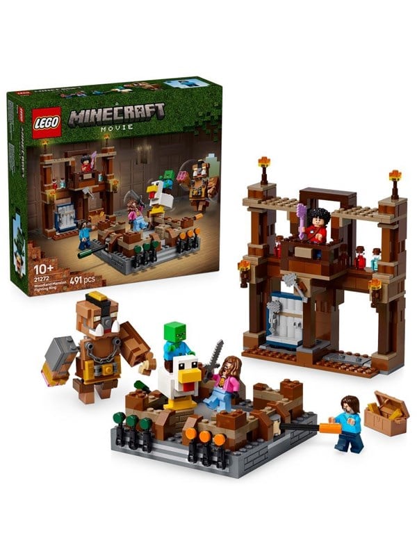 LEGO - Minecraft - Woodland Mansion Fighting Ring (21272) - GEEKD.dk