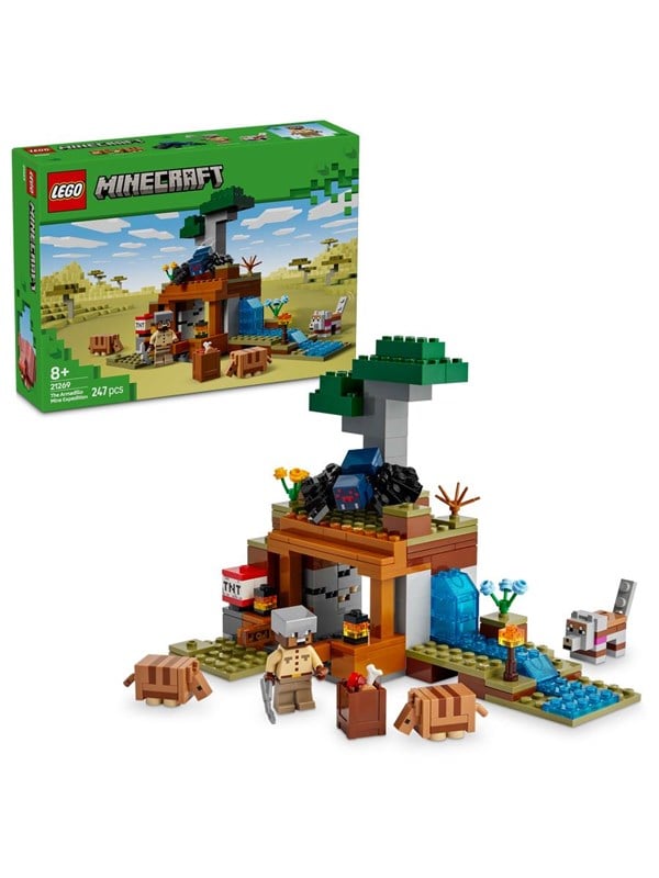 LEGO Minecraft 21269 Bæltedyrs-mineekspeditionen billede