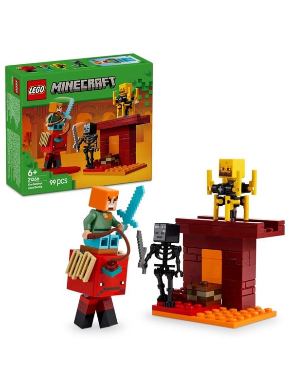LEGO Minecraft 21266 Nether-lavakampen billede