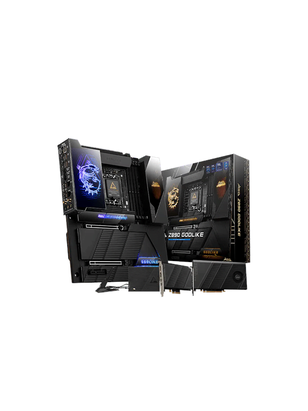 MSI MEG Z890 GODLIKE Bundkort - Intel Z890 - Intel LGA1851 - DDR5 RAM - Extended ATX