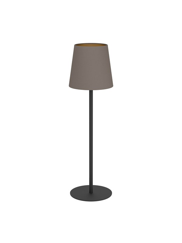 EGLO FIORANA BORD H530 E14 SORT/CAPPUCCINO-GULD
