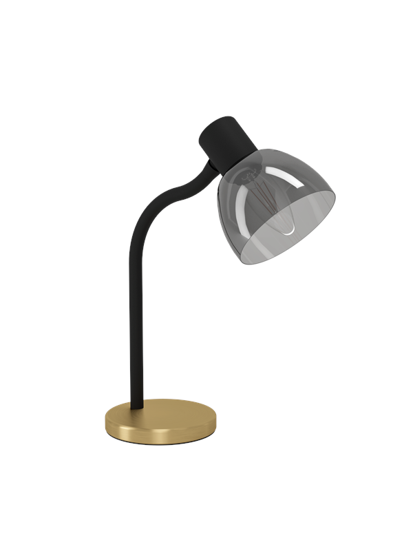 EGLO MACERE bordlamoe, black/børstet messing
