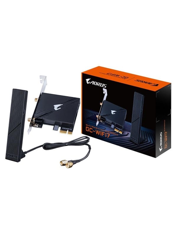 GIGABYTE GC-WIFI7 PCIe Wi-Fi 7 & Bluetooth 5.3 Adapter