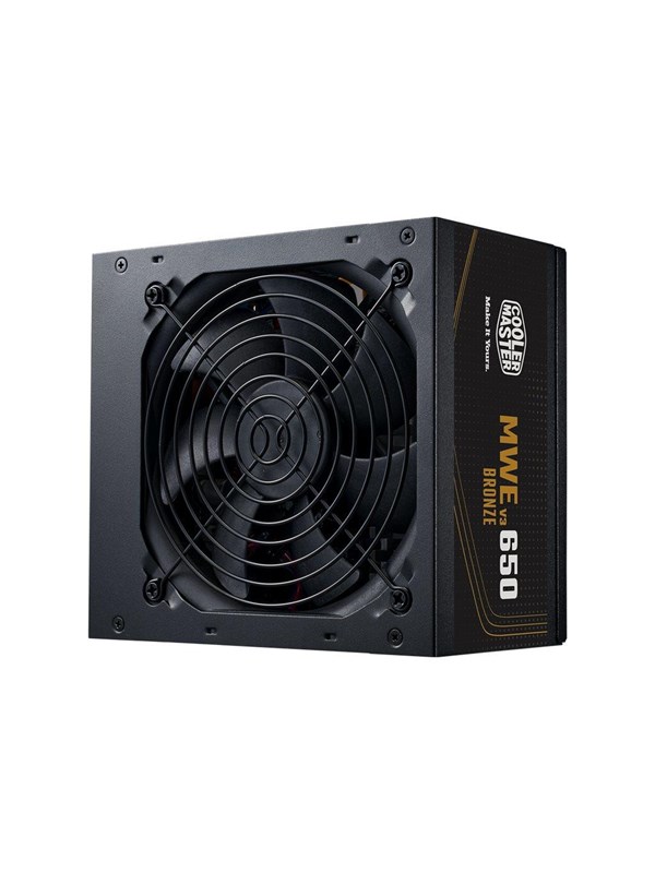 Cooler Master MWE Bronze V3 650 Strømforsyning - 650 Watt - 120 mm - ATX - 80 Plus Bronze certified