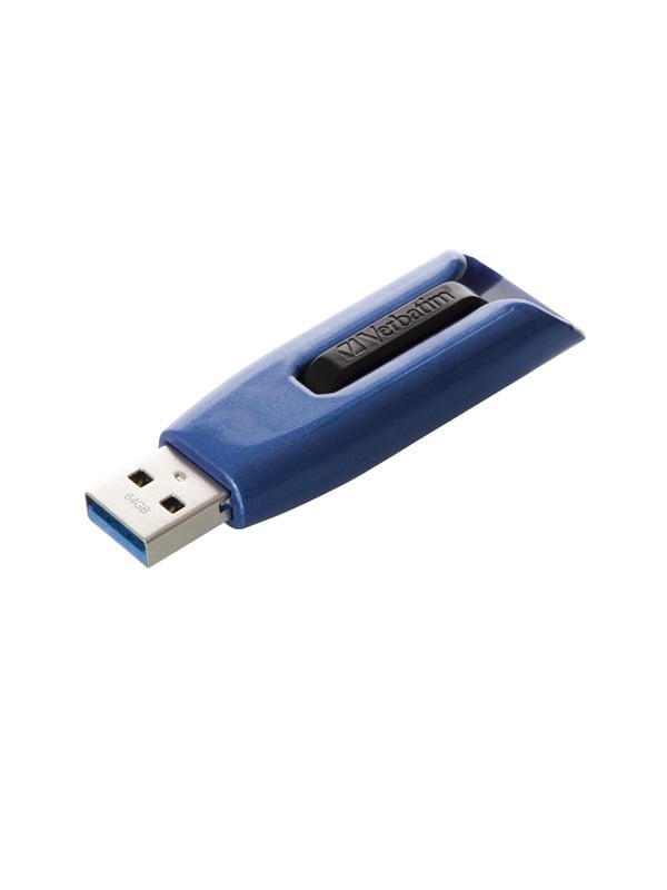Verbatim Store 'n' Go V3 MAX 64GB USB 3.0 USB stick Sort Blå