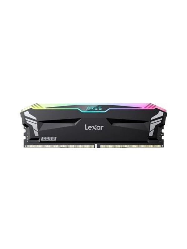 Lexar ARES RGB DDR5-6800 - 32GB - CL34 - Dual Channel (2 pcs) - AMD EXPO & Intel XMP - Sort med RGB