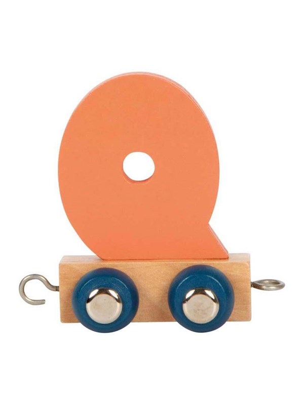 Small Foot - Wooden Letter Train Polar - Q billede