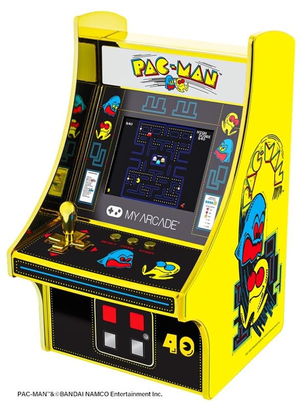 MY ARCADE - Micro Player PacMan 40th Aniversario Arkademaskine - GEEKD.dk