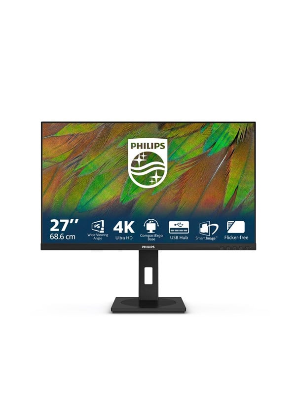 Skærm Philips 27" 27B1N3800/00 IPS 4K UHD, 60 Hz, 2x HDMI, DP, USB-hub, højttalere