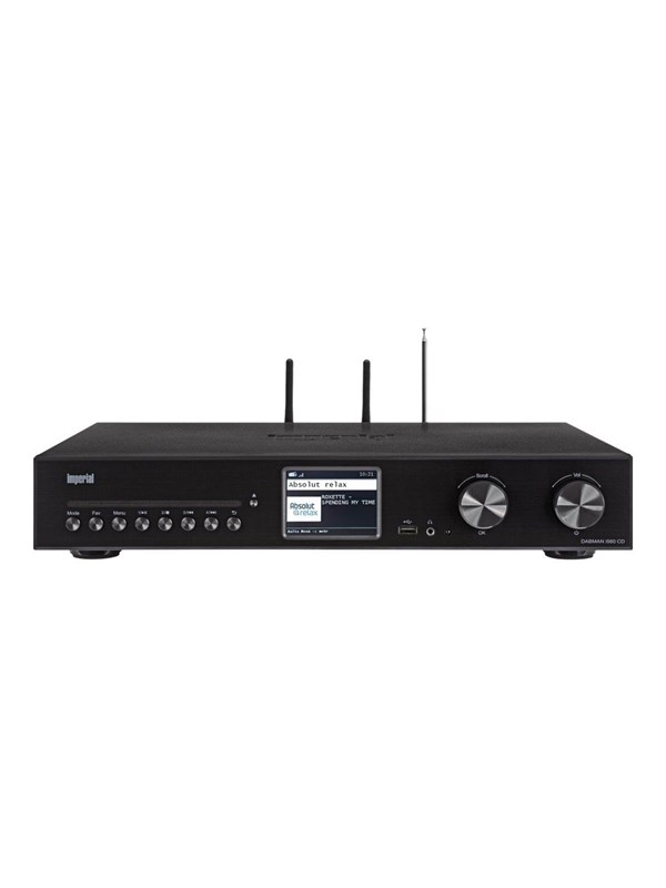 Imperial - DABMAN i560 CD All-in-one HiFi-system med forstærker og cd-afspiller DAB+ / FM / Internet / Bluetooth Sort - 22-254-00