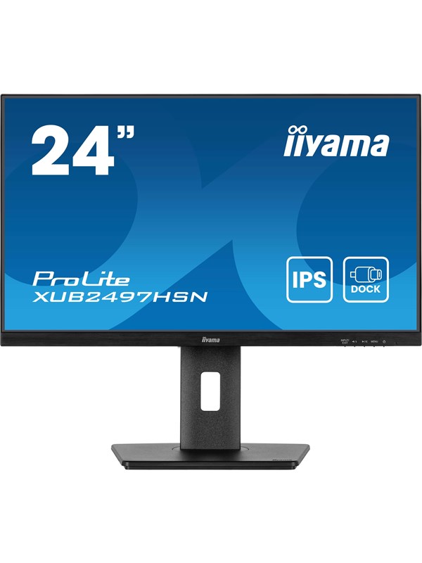 24" iiyama ProLite XUB2497HSN-B2 - 1920x1080 (FHD) - 100Hz - IPS - 65W USB-C billede