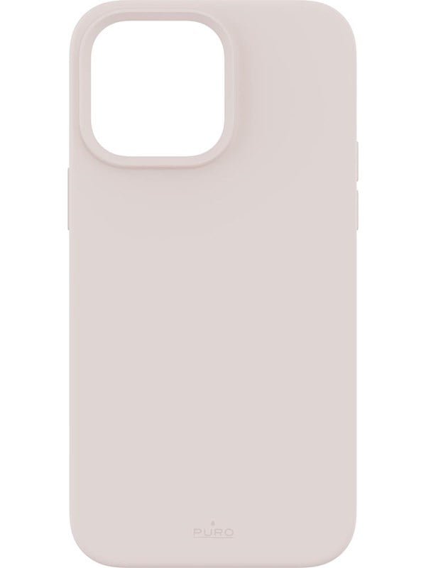 Puro iPhone 14 Pro Cover Icon (Silikone) Rosa