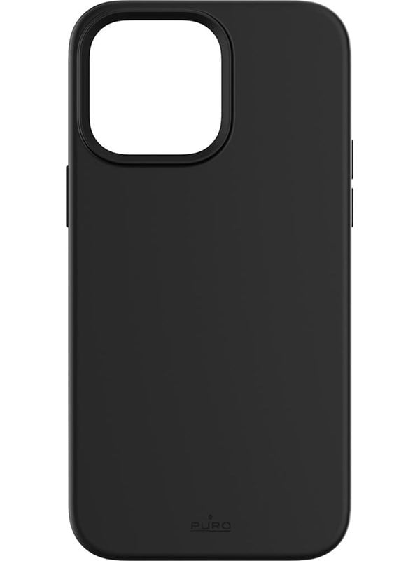 Puro iPhone 14 Pro Max Cover Icon (Silikone) Sort