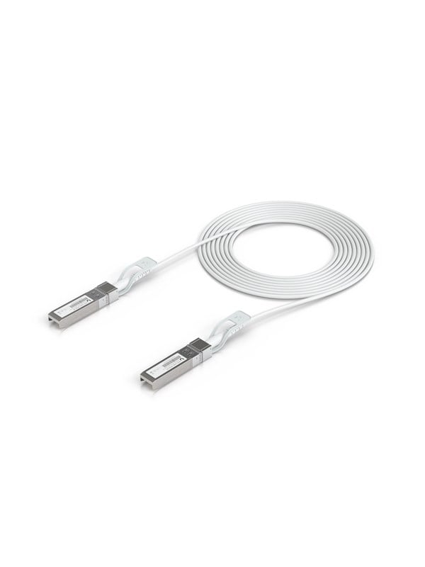 Ubiquiti UniFi 1-25G Auto Direct Attach Uplink Cable 3m - Hvid - 3m