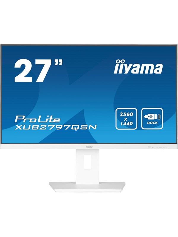 27" iiyama ProLite XUB2797QSN-W2 - 2560x1440 - 100Hz - IPS - 65W USB-C billede