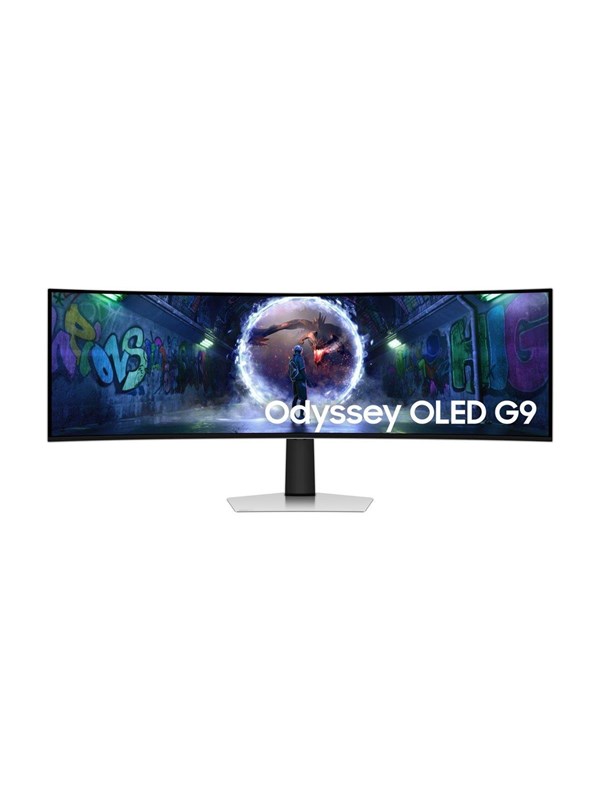 49" Samsung Odyssey OLED G9 S49DG934SU Computerskærm Silver LS49DG934SUXEN