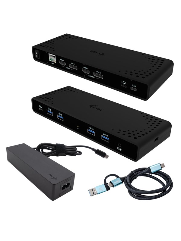I-Tec Docking Station - USB-C/USB4 - 2-Port HDMI - 2-Port DisplayPort