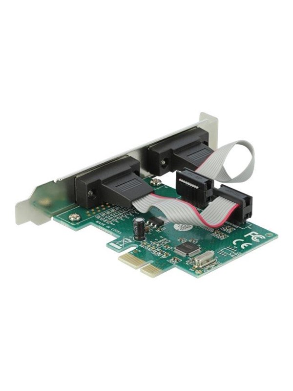 DeLock PCI Express Card to 2 x Serial RS-232 Seriel adapter PCI Express 1.1 x1 921.6Kbps