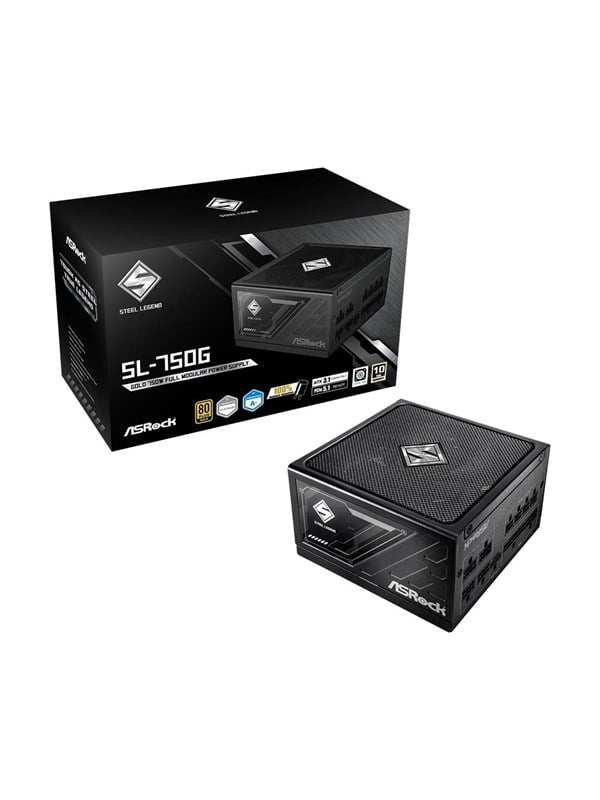 ASRock SL-1000G Strømforsyning - 1000 Watt - 135 mm - 80 Plus Gold certified