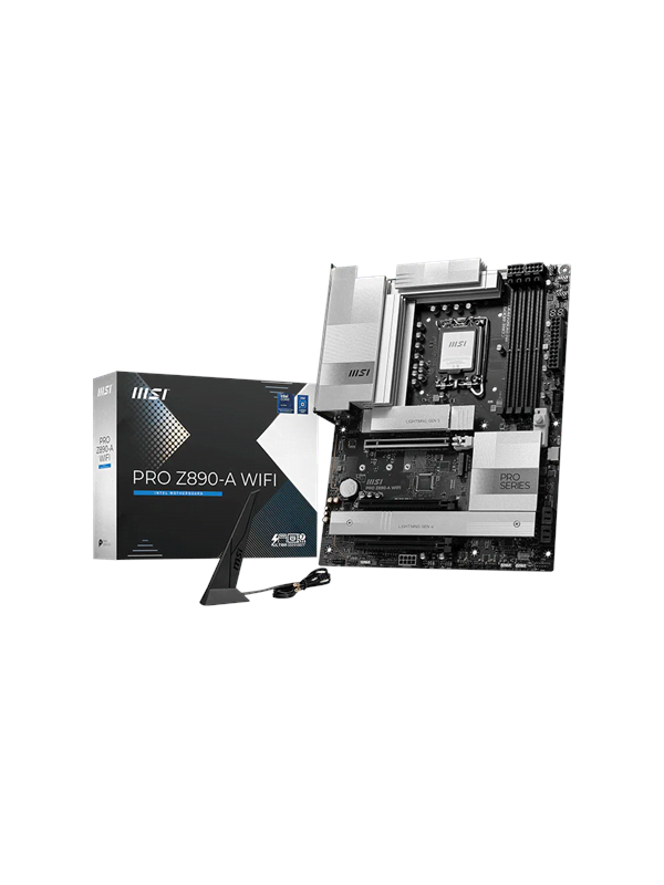 MSI PRO Z890-A WIFI Bundkort - Intel Z890 - Intel LGA1851 - DDR5 RAM - ATX billede