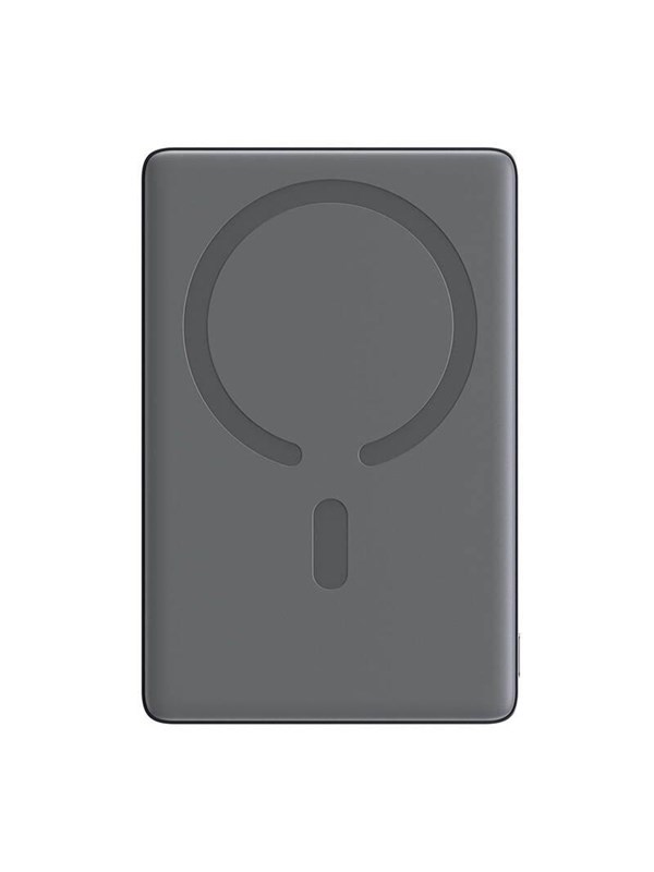 Joyroom magnetic powerbank JR-PBM08 20W 5000mAh slim (titan) Powerbank - Grå - 5000 mAh