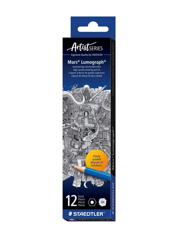 Staedtler MARS LUMOGRAPH BLYANT 6H, ÆSKE 12 STK