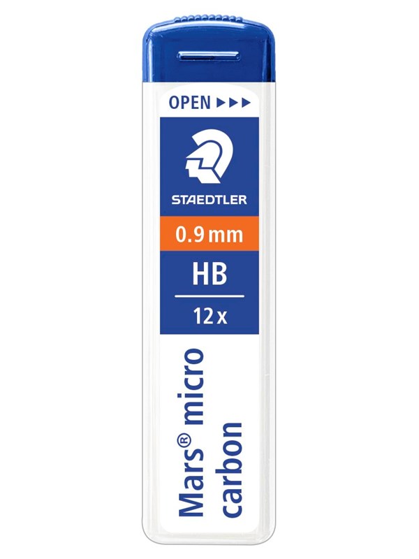 Staedtler MARS MICRO MINE 0,9mm HB, 12 ETUIER Á 12 MINER