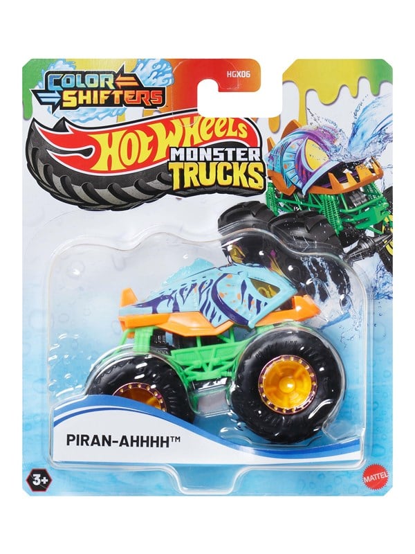 Hot Wheels Monster Trucks Colour Shiffters Piran-Ahhh
