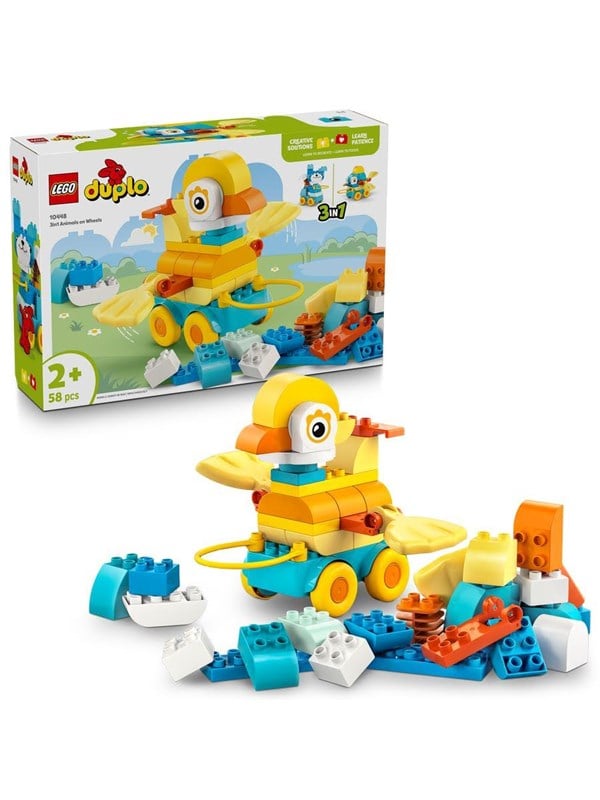LEGO 10448 DUPLO Town Animals on Wheels 3-in-1 Set - GEEKD.dk