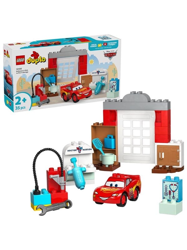 LEGO Disney 10456 Lynet McQueens besøg i Docs værksted LEGO Disney 10456 Lynet McQueens besøg i Docs værksted