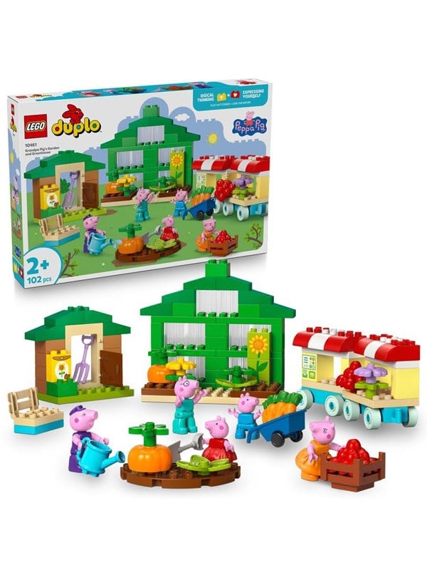 LEGO DUPLO 10461 Bedstefar Gris' have og drivhus